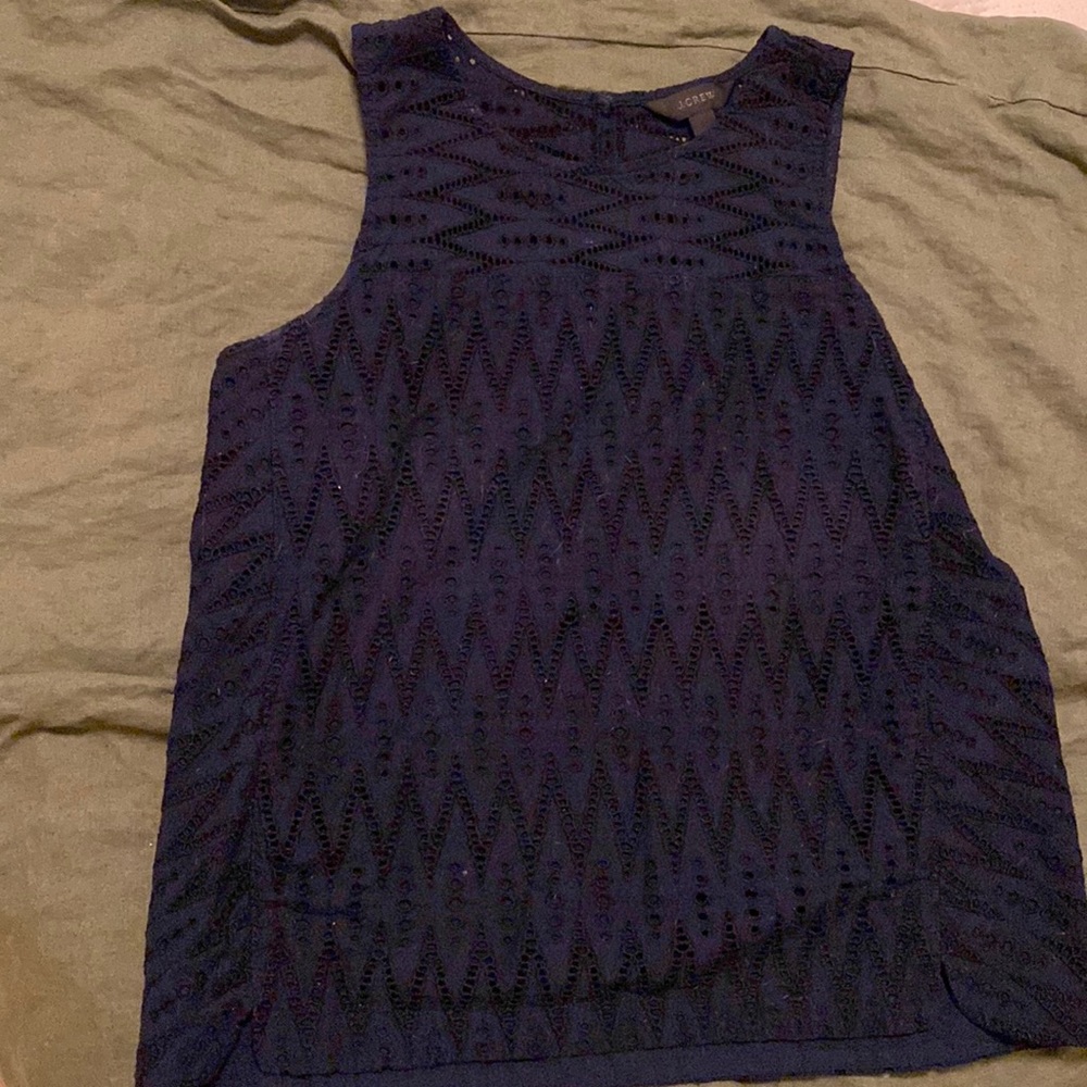 Navy Blue Tank Top